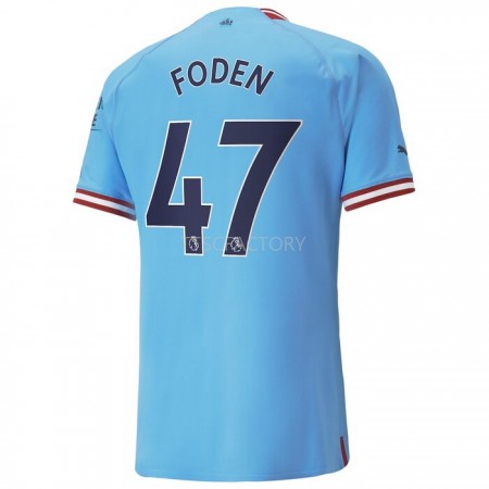 Billiga Fotbollströjor Manchester City Foden 47 Hemma tröja 2022/23 Kortärmad